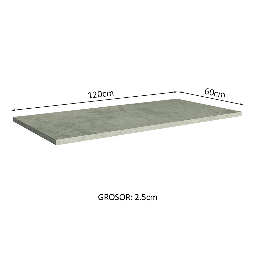 Tapa para Bajo Mesada 120 x 60 cm Madesa Glamy, Lux y Stella Mood
