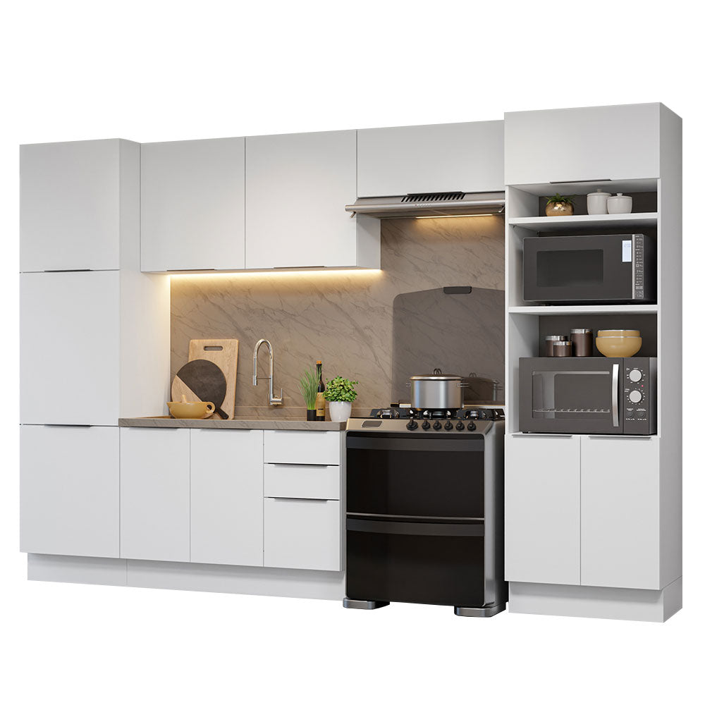 Combo Completo de Cocina 330 cm Blanco Stella Madesa 02