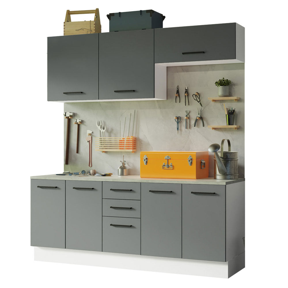 Kit Mueble para Garaje Multiuso Madesa Agata 200cm MG
