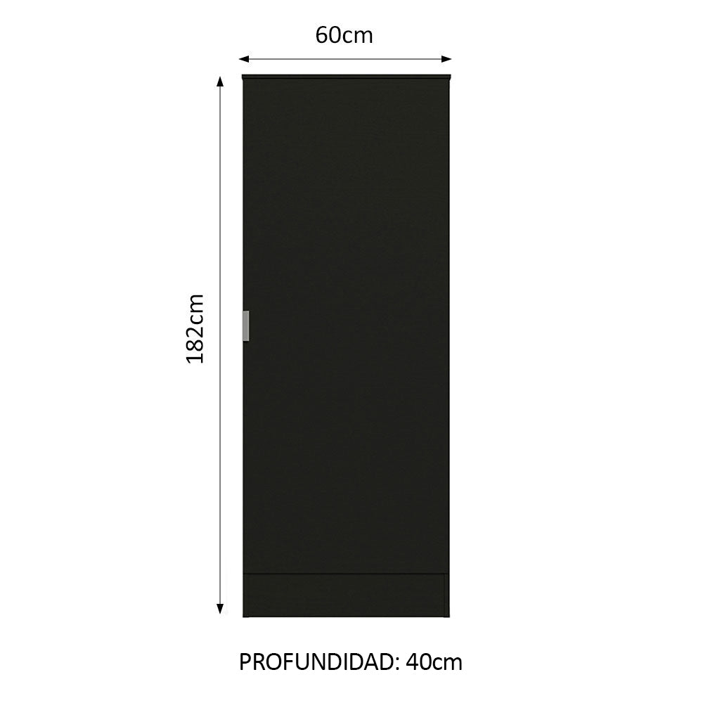 Zapatero 1 Puerta Isis Negro