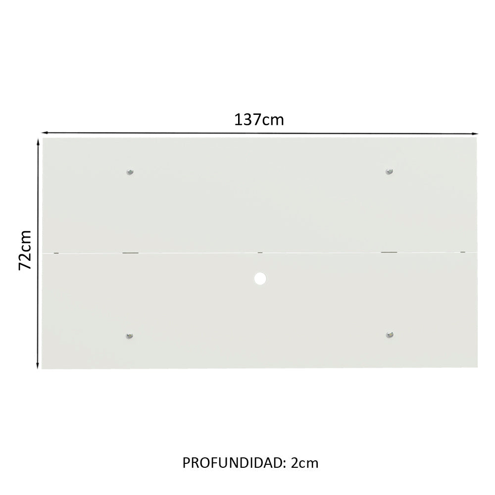 Panel de TV hasta 65 Pulgadas Madesa Blanco