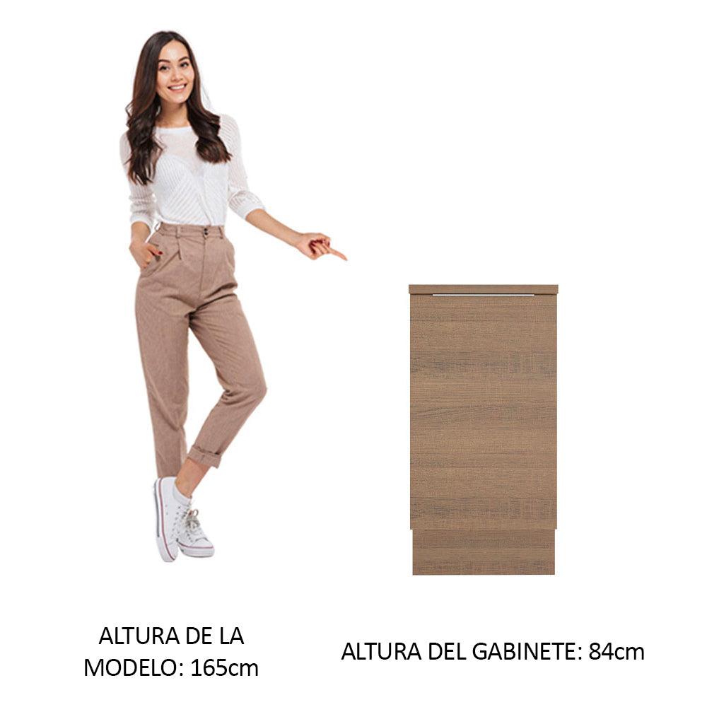 Bajo Mesada Cocina 40 cm 1 Puerta Marrón Stella Madesa