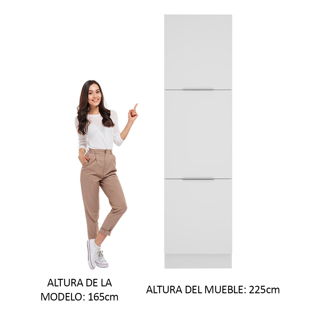 Despensero 60 cm 3 Puertas Blanco Stella Madesa