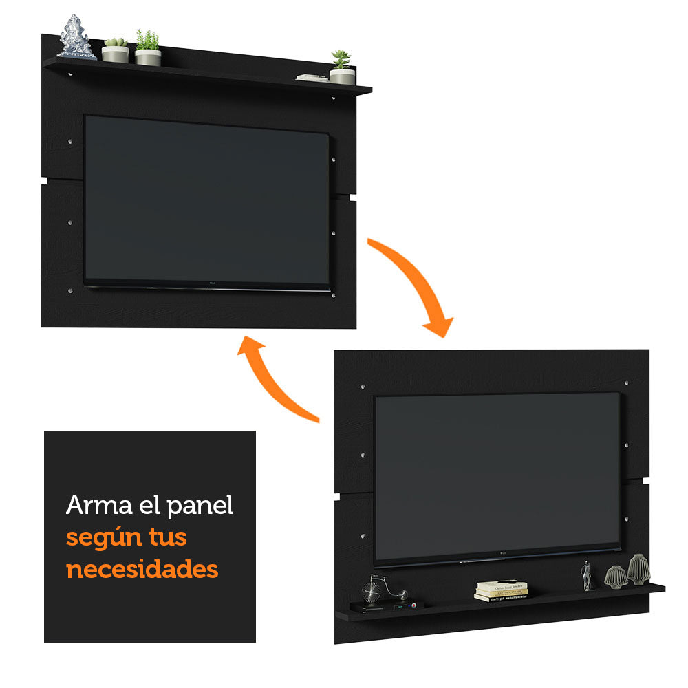 Panel para TV hasta 65 Pulgadas Madesa Negro