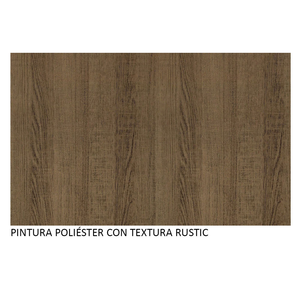Mesa de Comedor Rectangular con Tapa de Madera 5231 Marrón