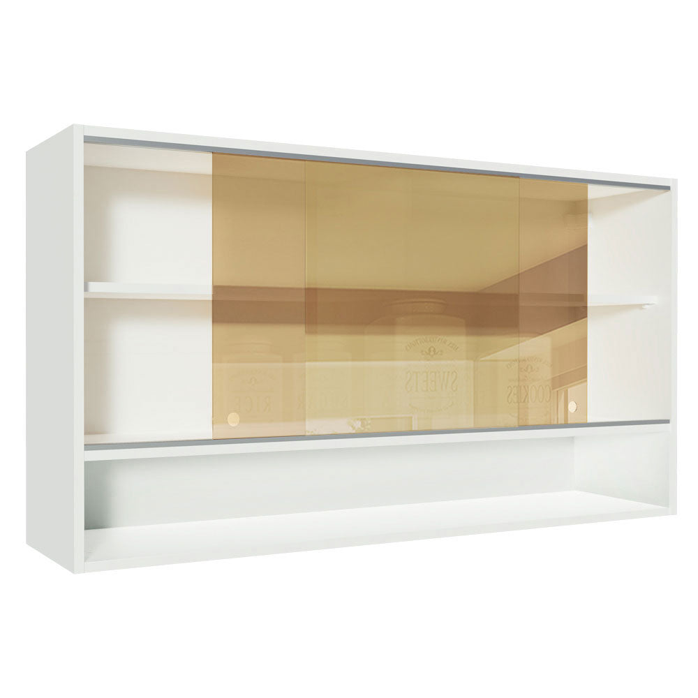 Alacena 2 Puertas Corredizas De Cristal Madesa - 120 Cm
