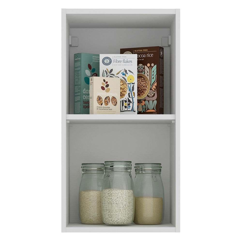 Alacena Cocina 35 cm 1 Puerta Blanco/Marrón Stella Madesa