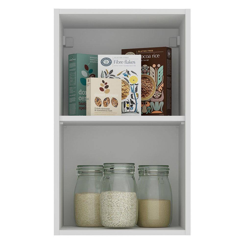 Alacena Cocina 40 cm 1 Puerta Blanco/Marrón Stella Madesa
