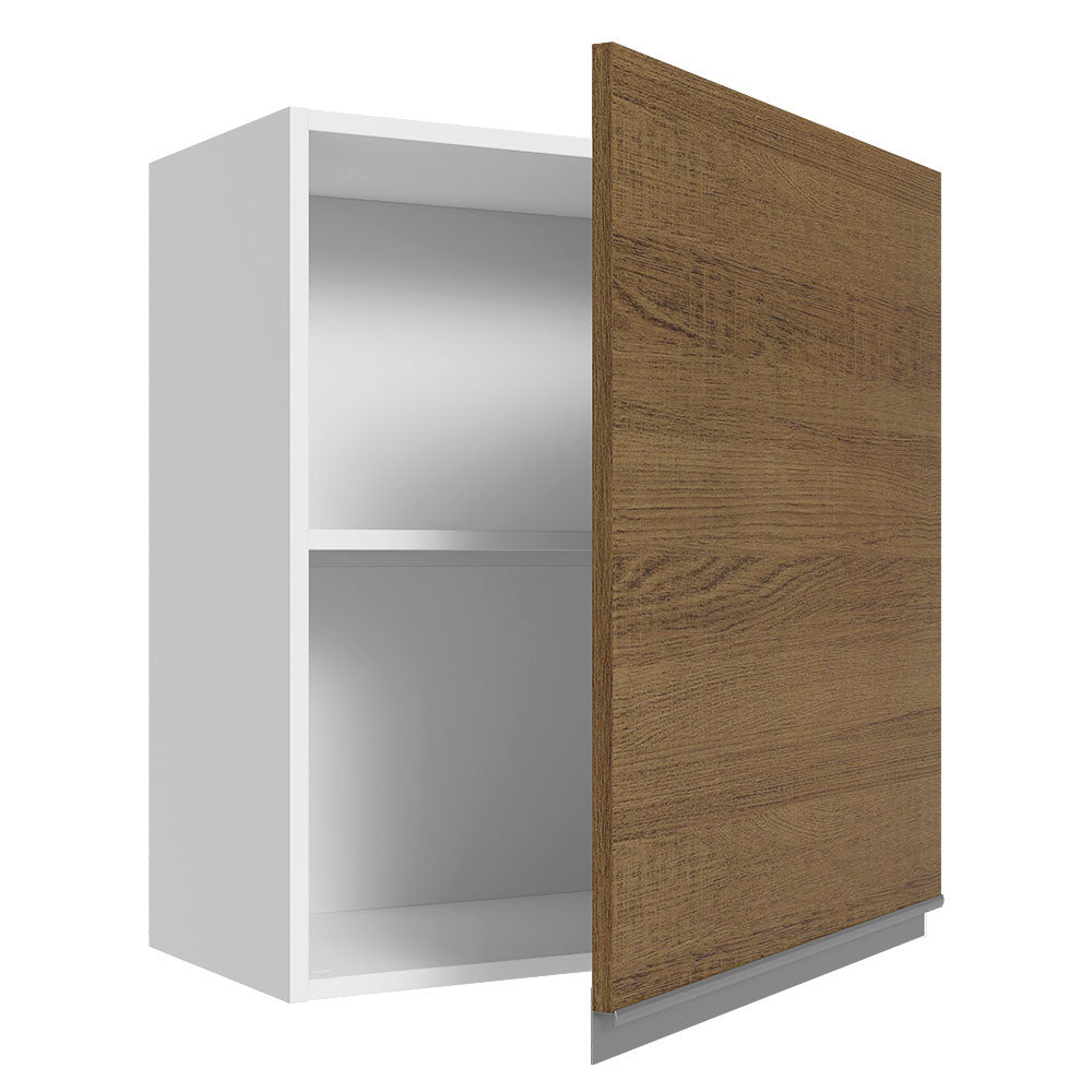 Alacena Cocina 100% MDF 60 cm 1 Puerta Blanco/Marrón Acordes Madesa
