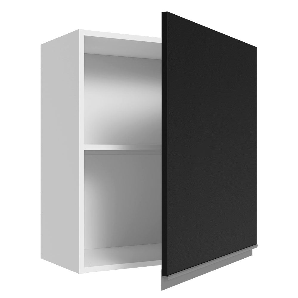 Alacena Cocina 100% MDF 60 cm 1 Puerta Blanco/Negro Acordes Madesa