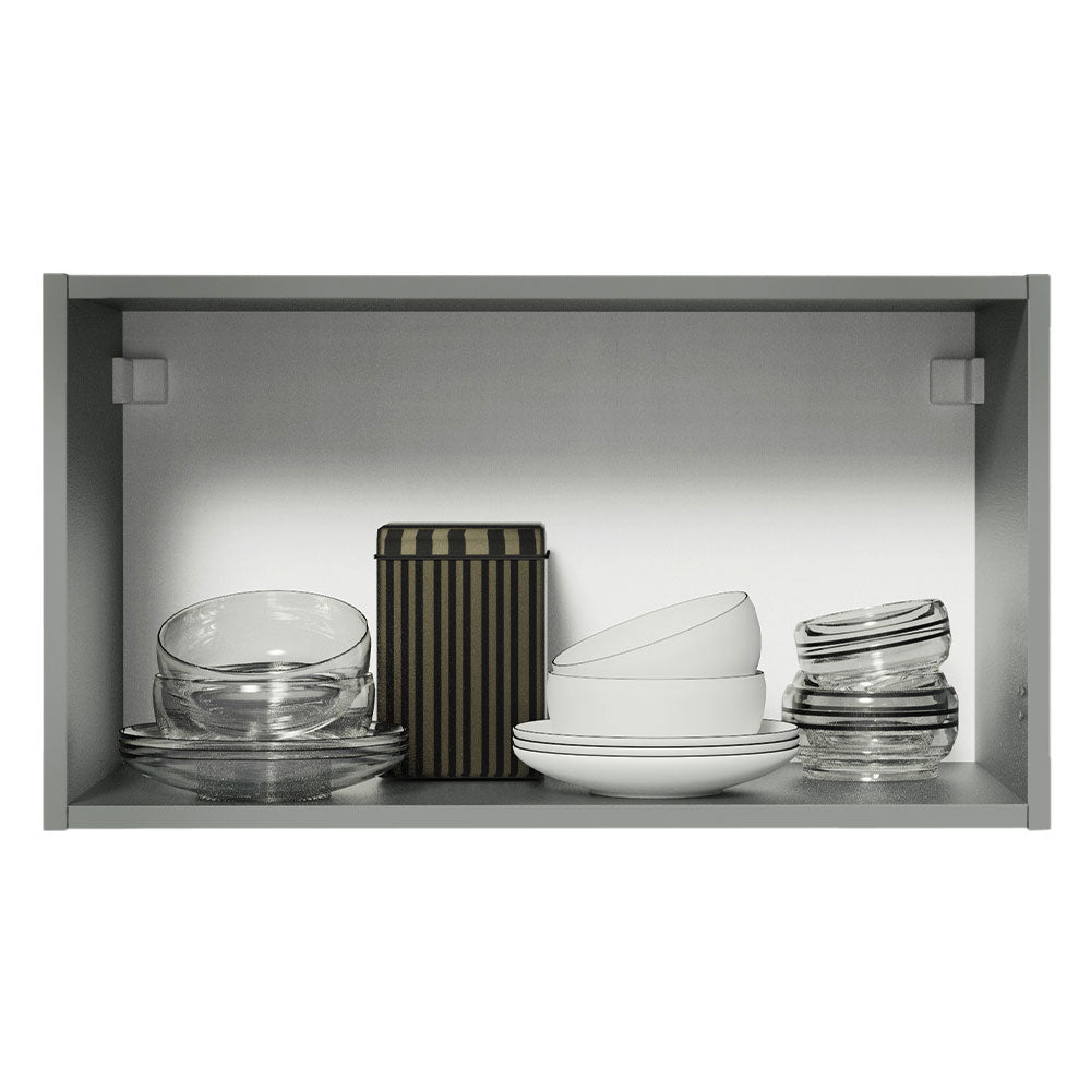 Alacena 60 cm 1 Puerta Rebatible Nice Gris