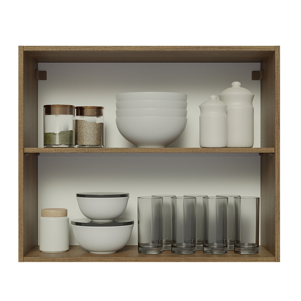 Alacena Madesa Glamy 80 cm 2 Puertas Marrón