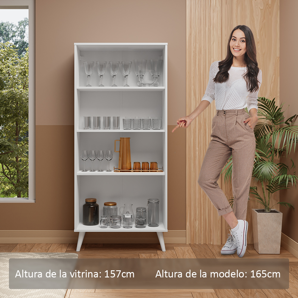 Cristalero Madesa 2 Puertas 70 cm con Patas BB