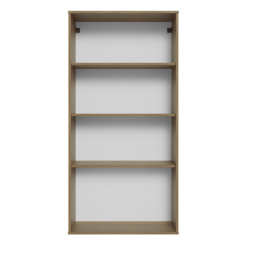 Mueble de Cocina Cristalero 70 cm 2 Puertas de Vidrio Marrón