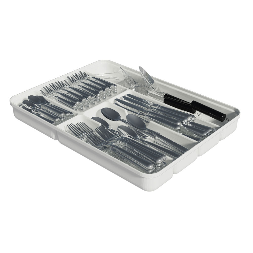 Organizador de Cubiertos para Bajo Mesada Cocina Blanco Madesa