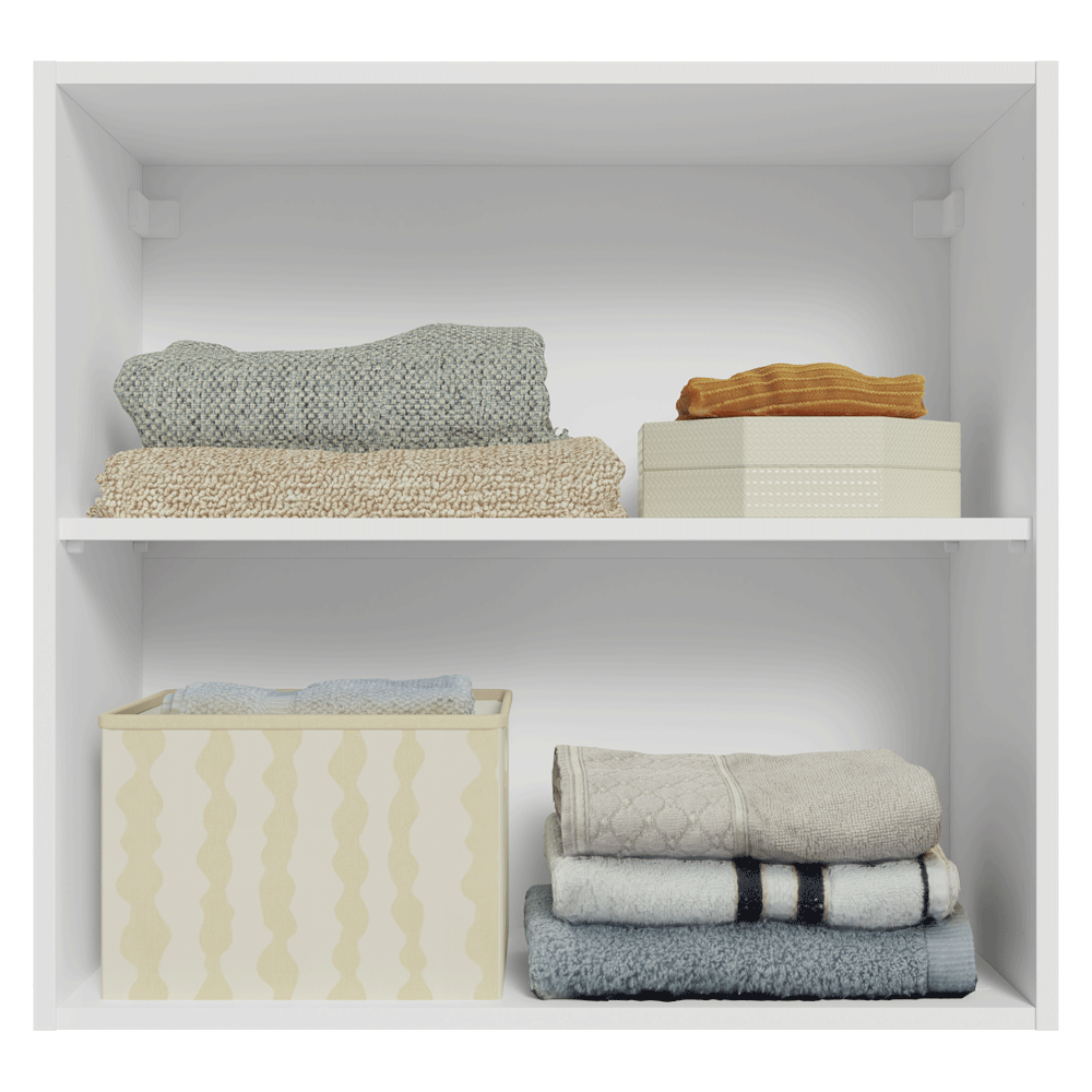 Alacena para Dormitorio 70 cm 2 Puertas Neo Blanco