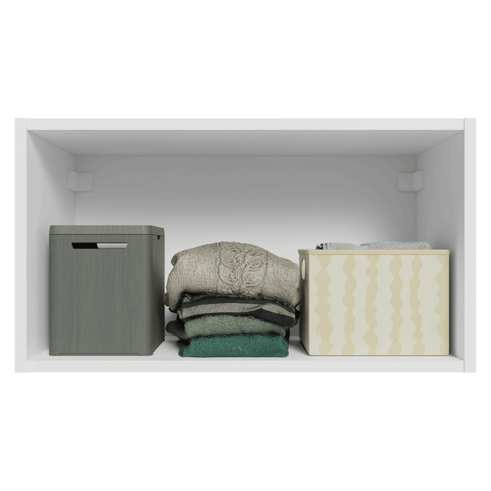 Alacena para Dormitorio 60 cm 1 Puerta Rebatible Neo Blanco