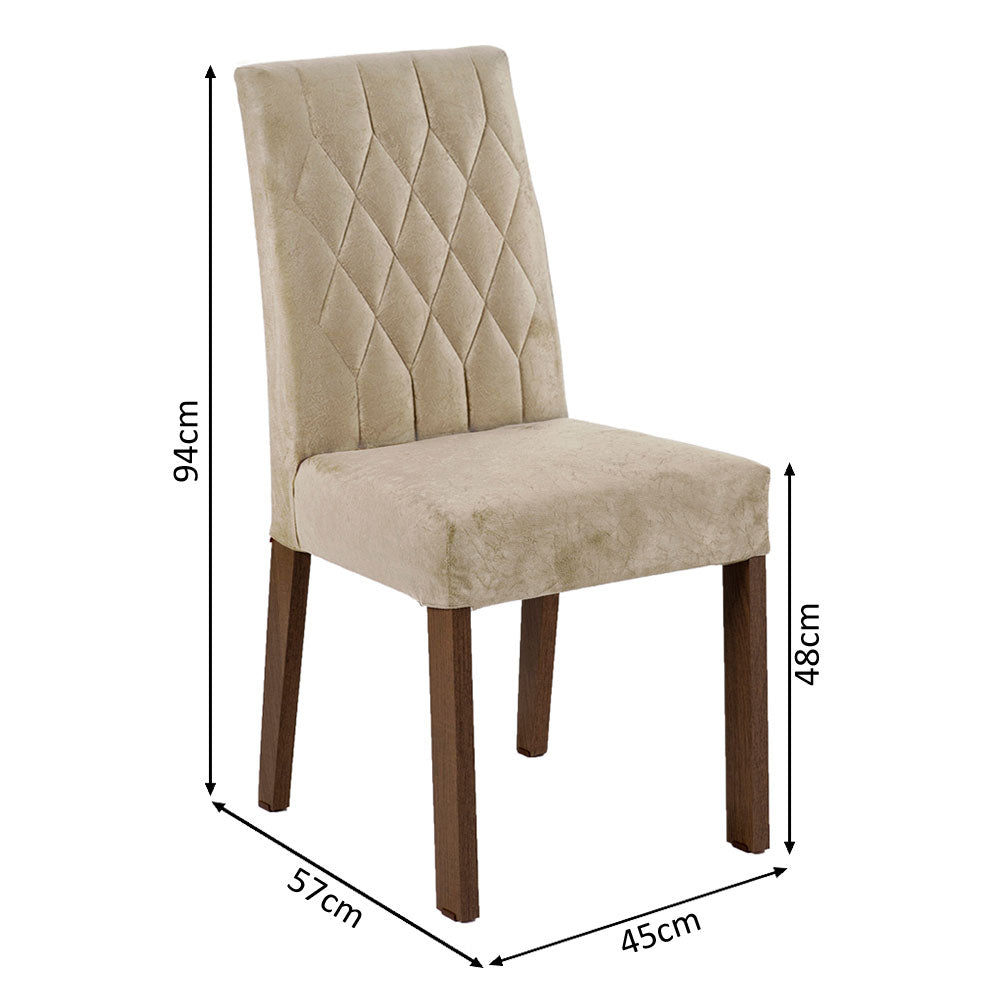 Mesa de Comedor con Mesa y 4 Sillas Harper Madesa MC