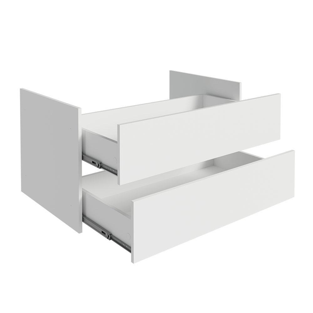 Combo 2 Cajones para Placard Modulado Neo Blanco Madesa