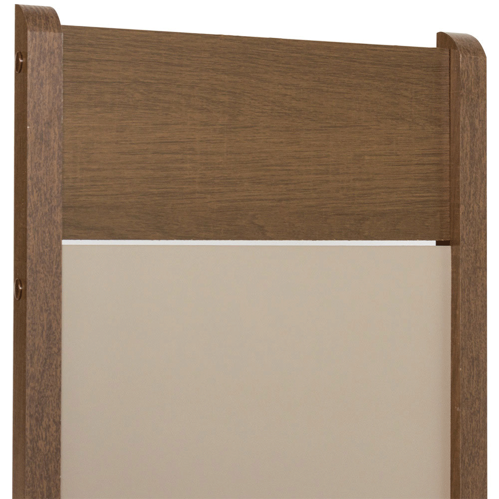 Kit 2 Sillas 4280 Marrón/Beige Sintético