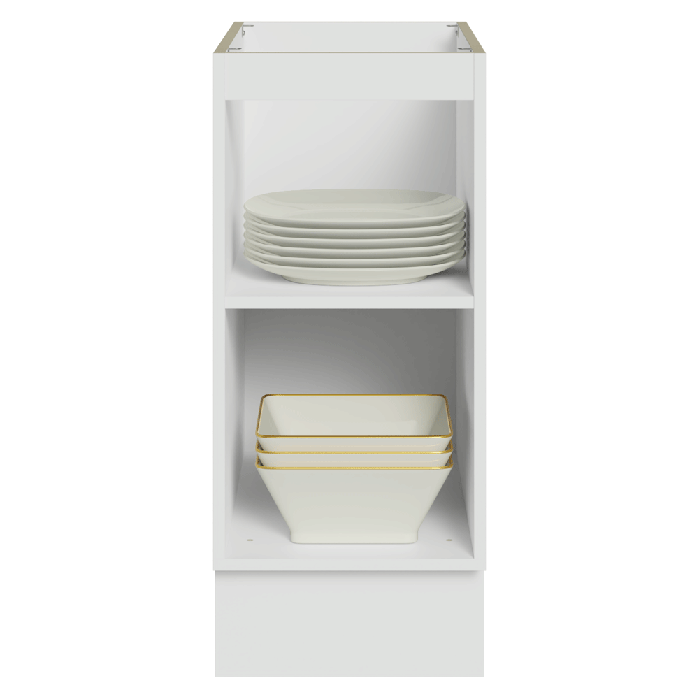 Bajo Mesada 35 x 60 cm 1 Puerta (Sin Mesada) Blanco/Crema Vik Madesa