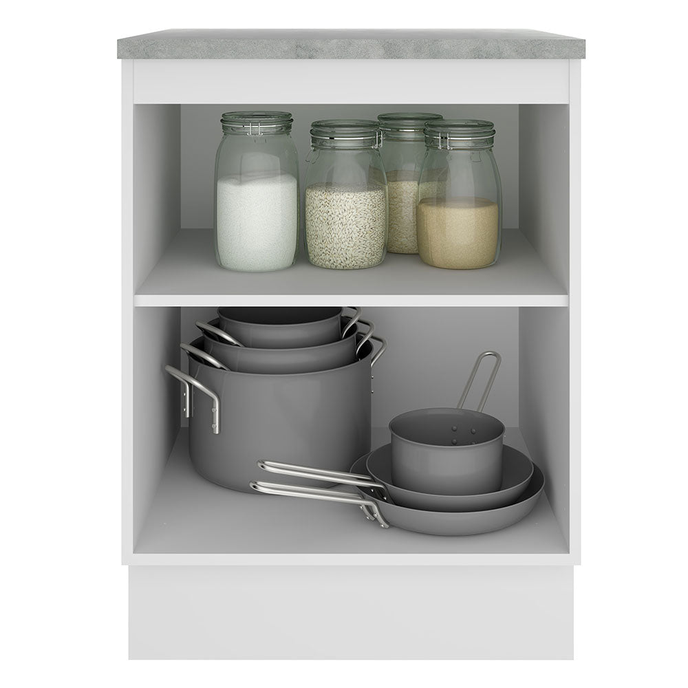 Bajo Mesada Cocina 60 cm 1 Puerta Blanco Stella Madesa