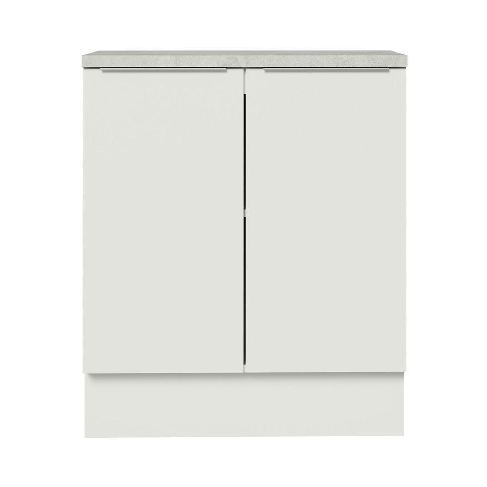 Bajo Mesada 70 cm Sin cajones 2 Puertas Stella Blanco