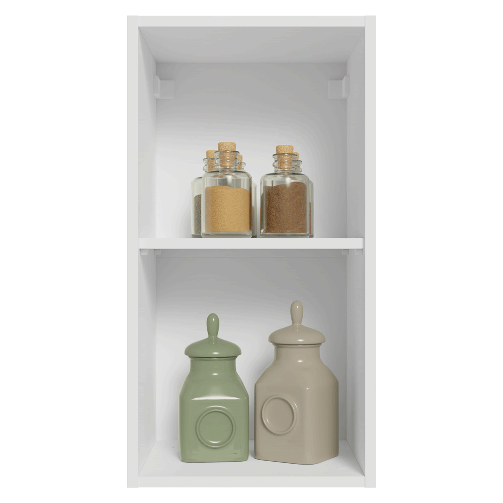 Alacena 35 cm 1 Puerta Blanco/Verde Vik Madesa