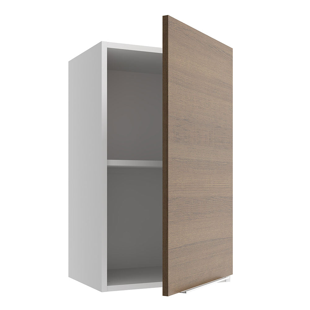 Alacena Cocina 40 cm 1 Puerta Blanco/Marrón Stella Madesa