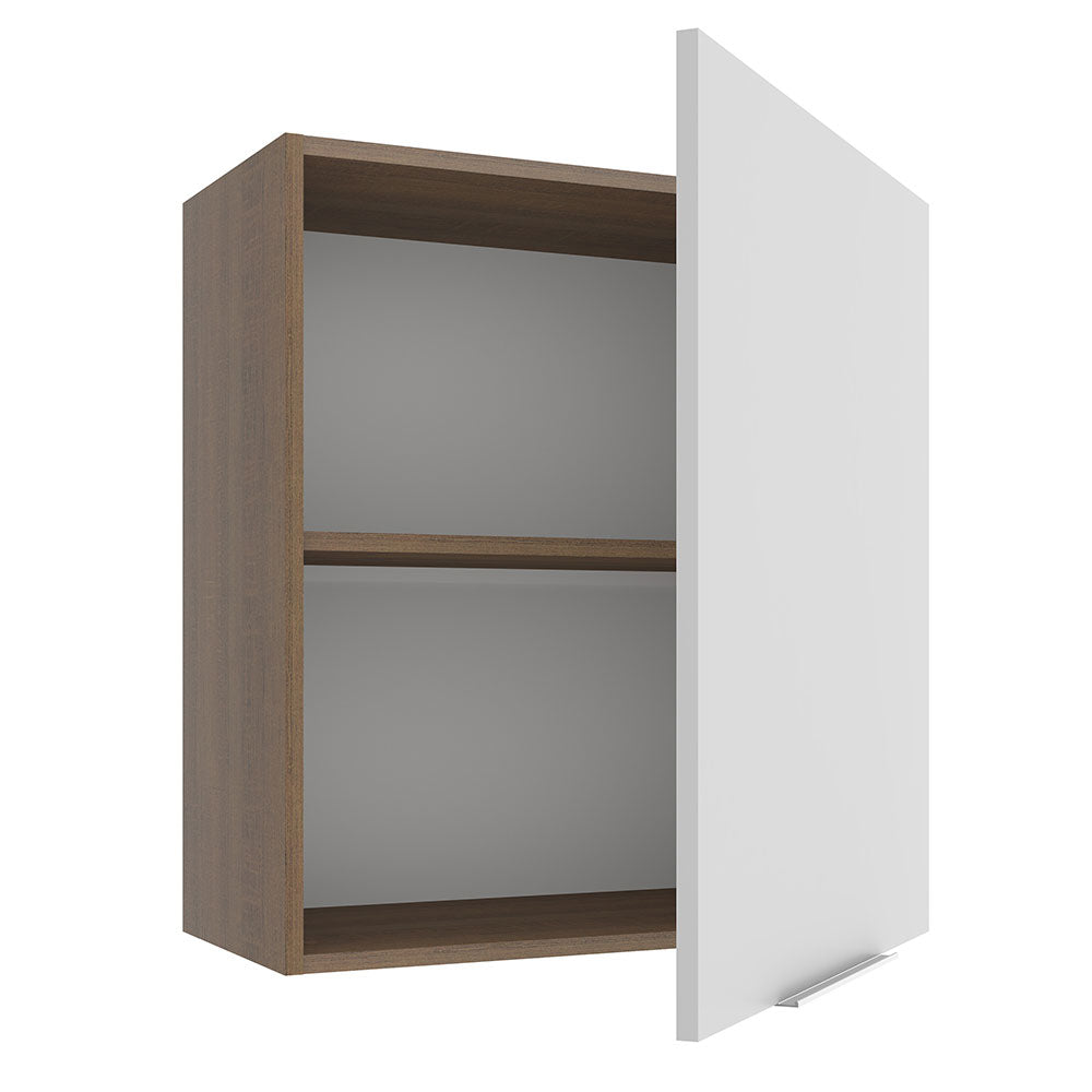 Alacena 60 cm 1 Puerta Stella Marrón/Blanco