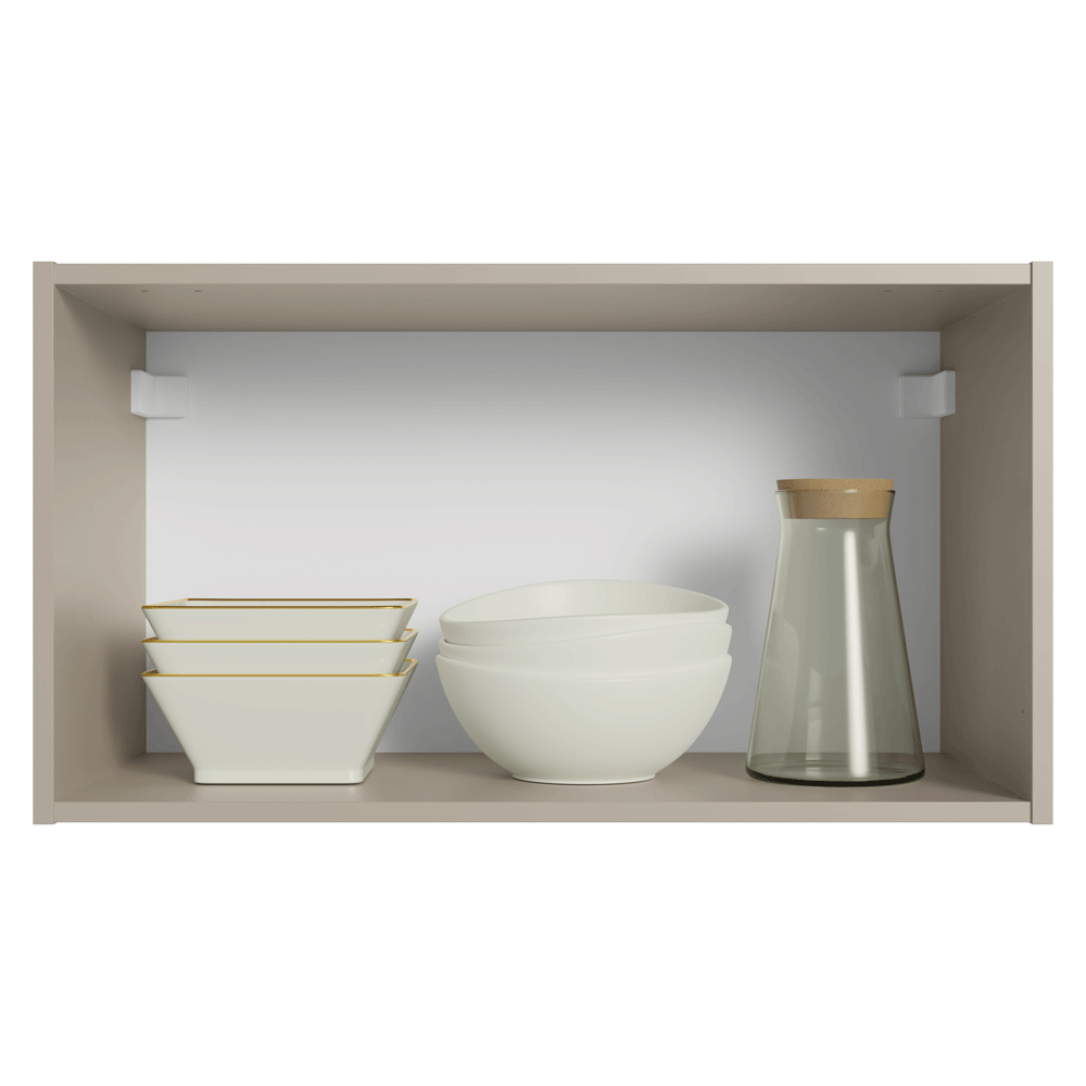 Alacena 60 cm 1 Puerta Rebatible Nice Crema