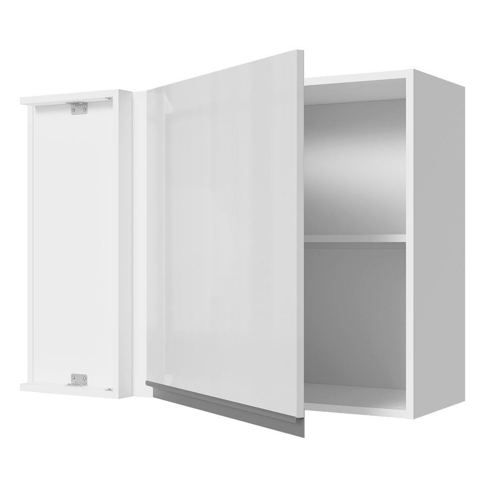 Alacena Cocina Esquinera 100% MDF 1 Puerta Blanco Brillante Acordes Madesa