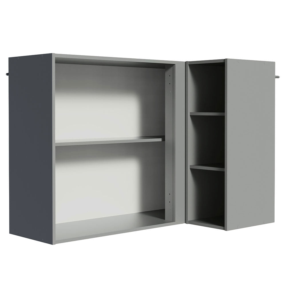 Alacena Esquinero 1 Puerta Nice Gris