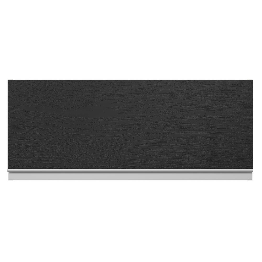 Alacena Cocina 100% MDF 80 cm 1 Puerta Abatible Blanco/Negro Acordes Madesa