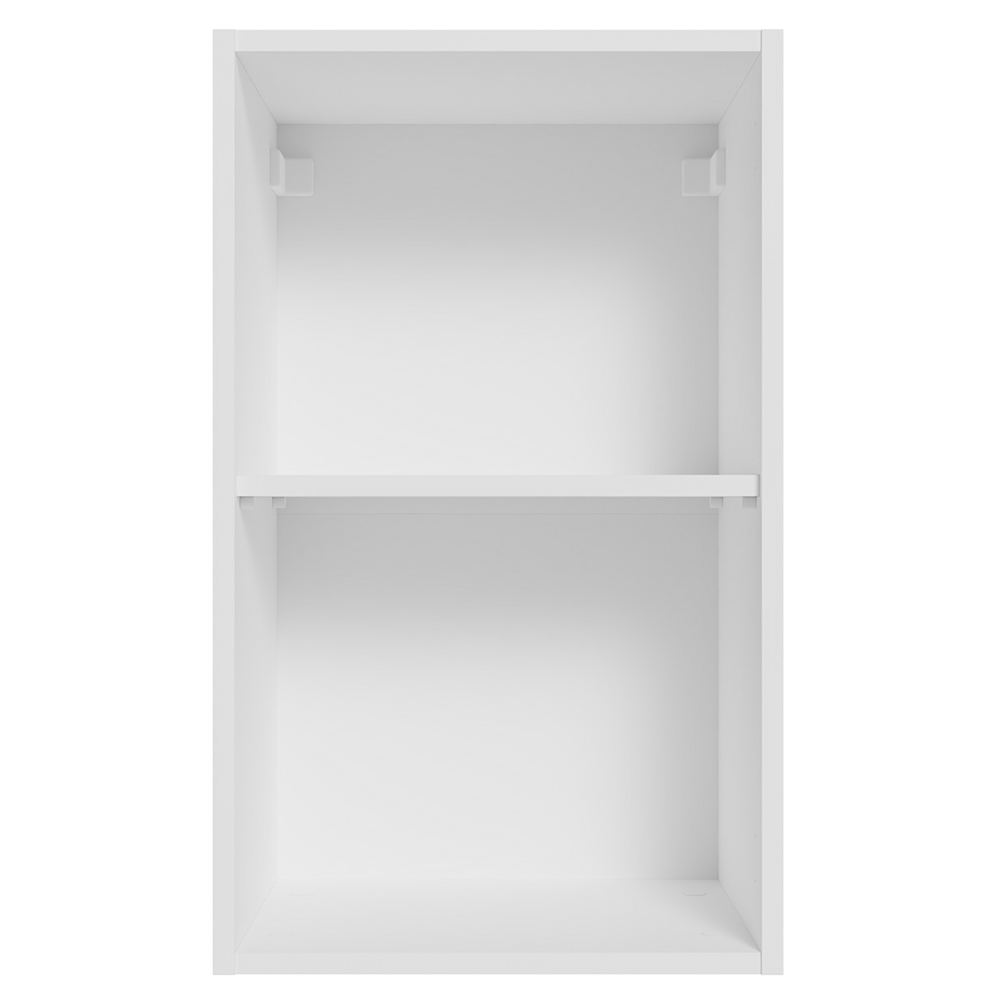 Alacena para Dormitorio 40 cm 2 Nichos Neo Blanco