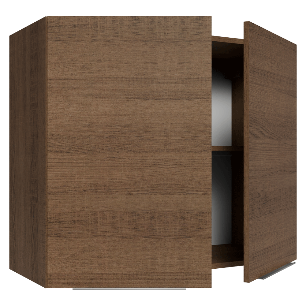 Alacena para Dormitorio 80 cm 2 Puertas Marrón Neo Madesa