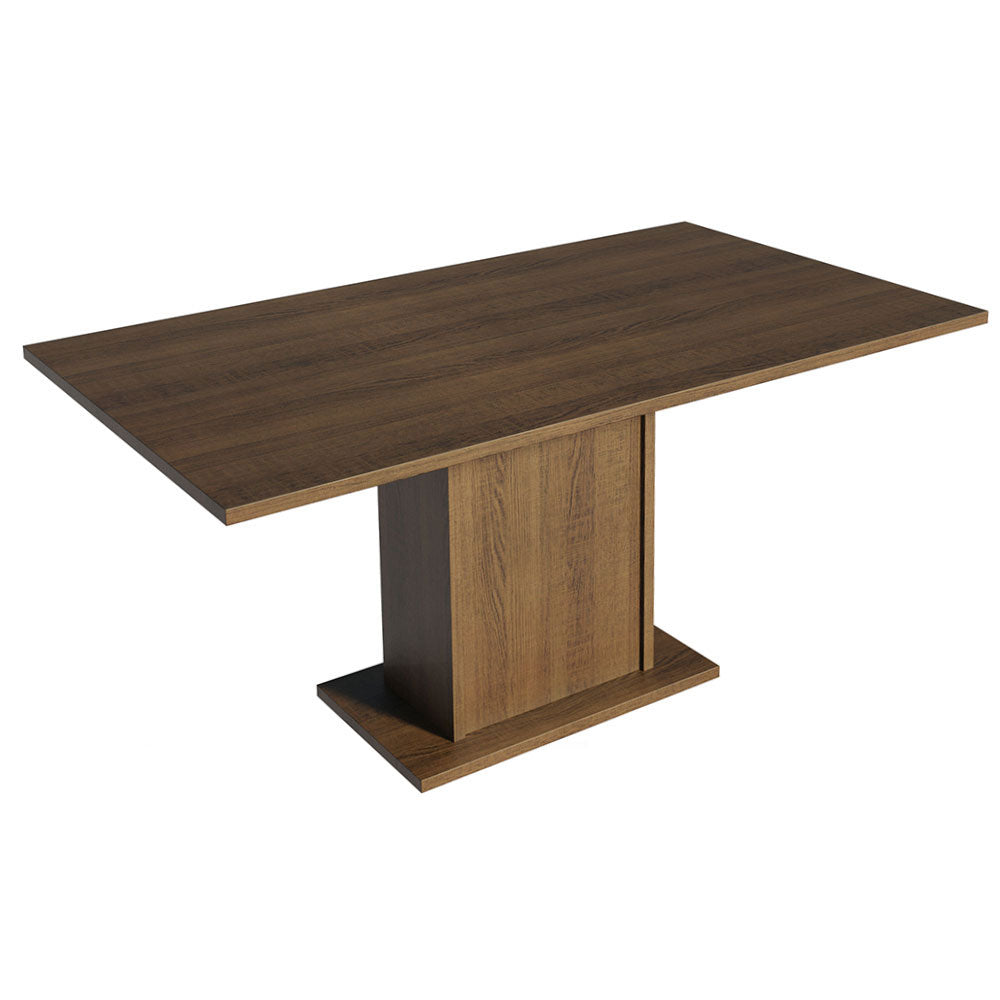 Juego de Comedor Mesa con Tapa de Madera 4 Sillas Marrón/Imperial Keila Madesa