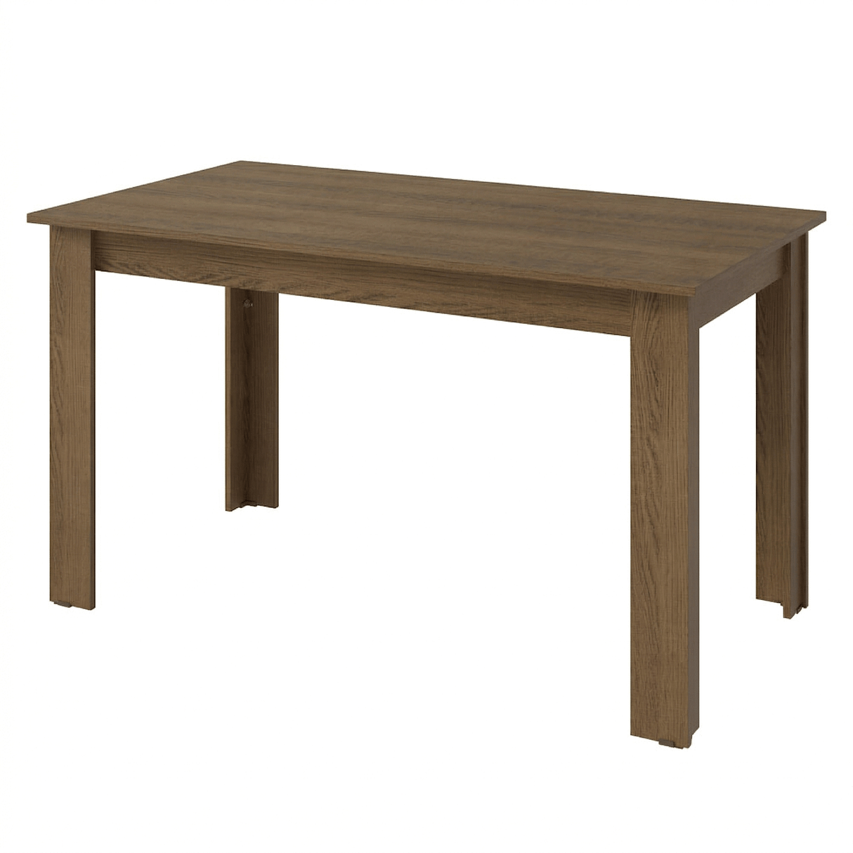 Juego de Comedor Garda Mesa Tapa de Madera 4 Sillas Marrón/Negro Madesa