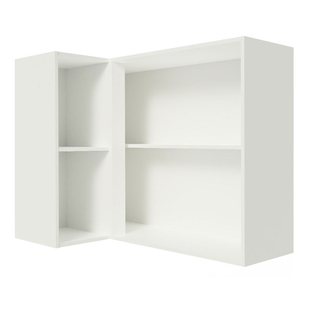 Alacena Cocina Esquinera 100% MDF con Porta Botellas Blanco/Crema Smart Madesa