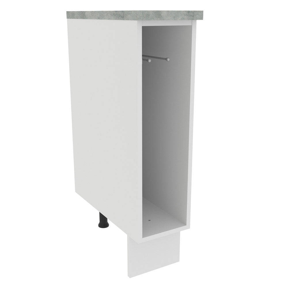Bajo Mesada Repassador 20 x 60 cm (Con Mesada) para Cocinas Blanco Madesa