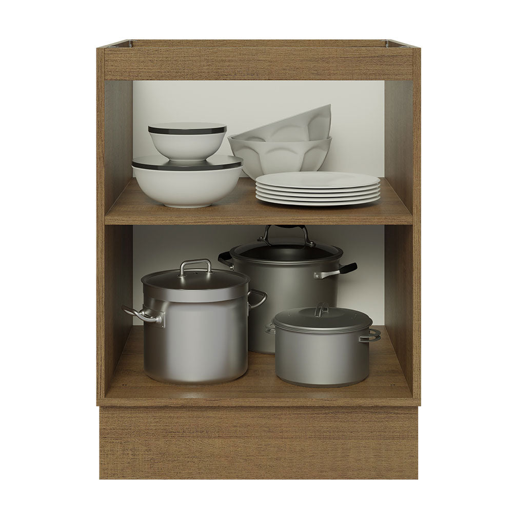 Bajo Mesada Cocina 60 x 60 cm 1 Puerta (Sin Mesada) Marrón Stella Madesa