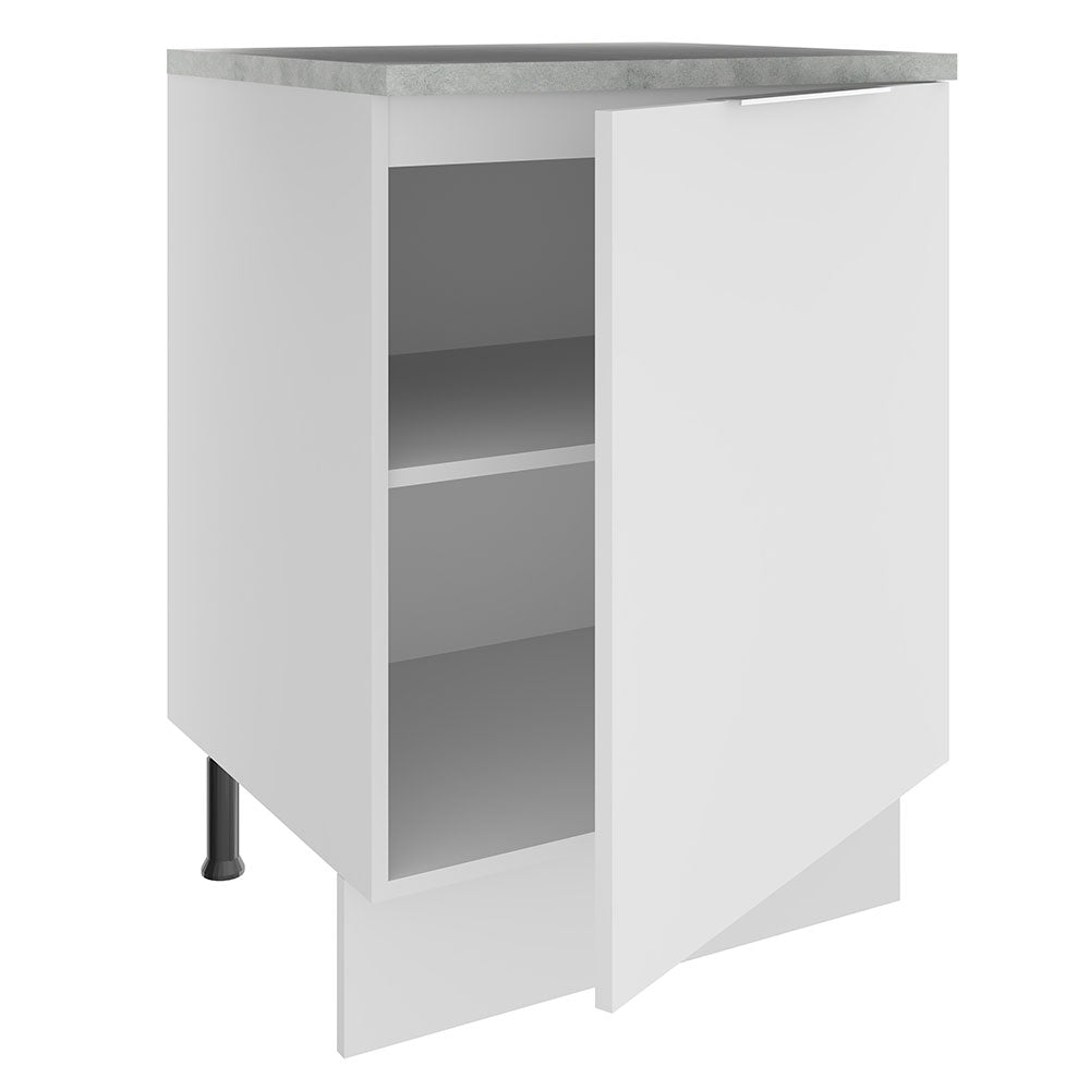 Bajo Mesada Cocina 60 cm 1 Puerta Blanco Stella Madesa