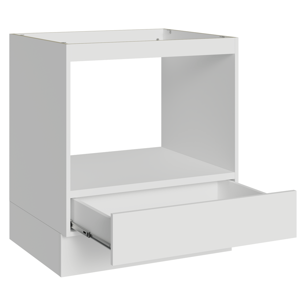 Bajo Mesada para Horno/Microondas 70 cm 1 Gaveta (Sem Mesada) Blanco