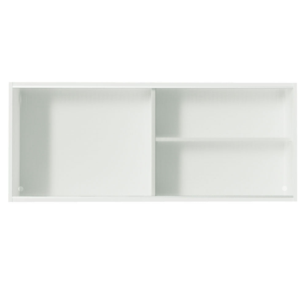 Alacena Cocina 100% MDF 2 Puertas Correderas de Vidrio Blanco Acordes Madesa - 120 cm