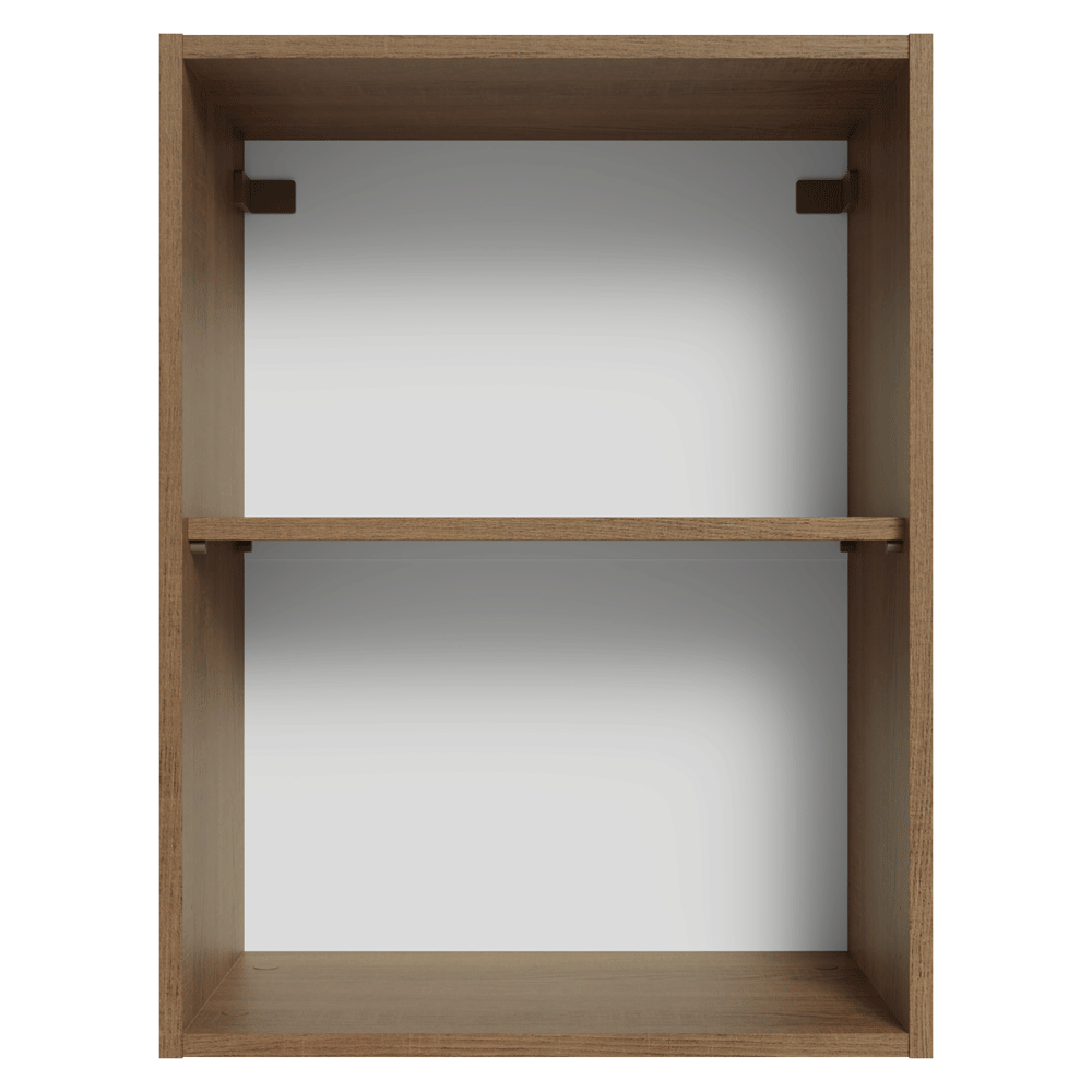 Alacena 50 cm 1 Puerta Vik Marrón/Blanco