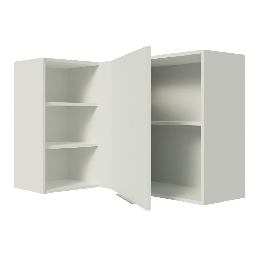 Alacena Cocina Esquinera 1 Puerta para línea de 60 cm de Profundidad Blanco Stella Madesa