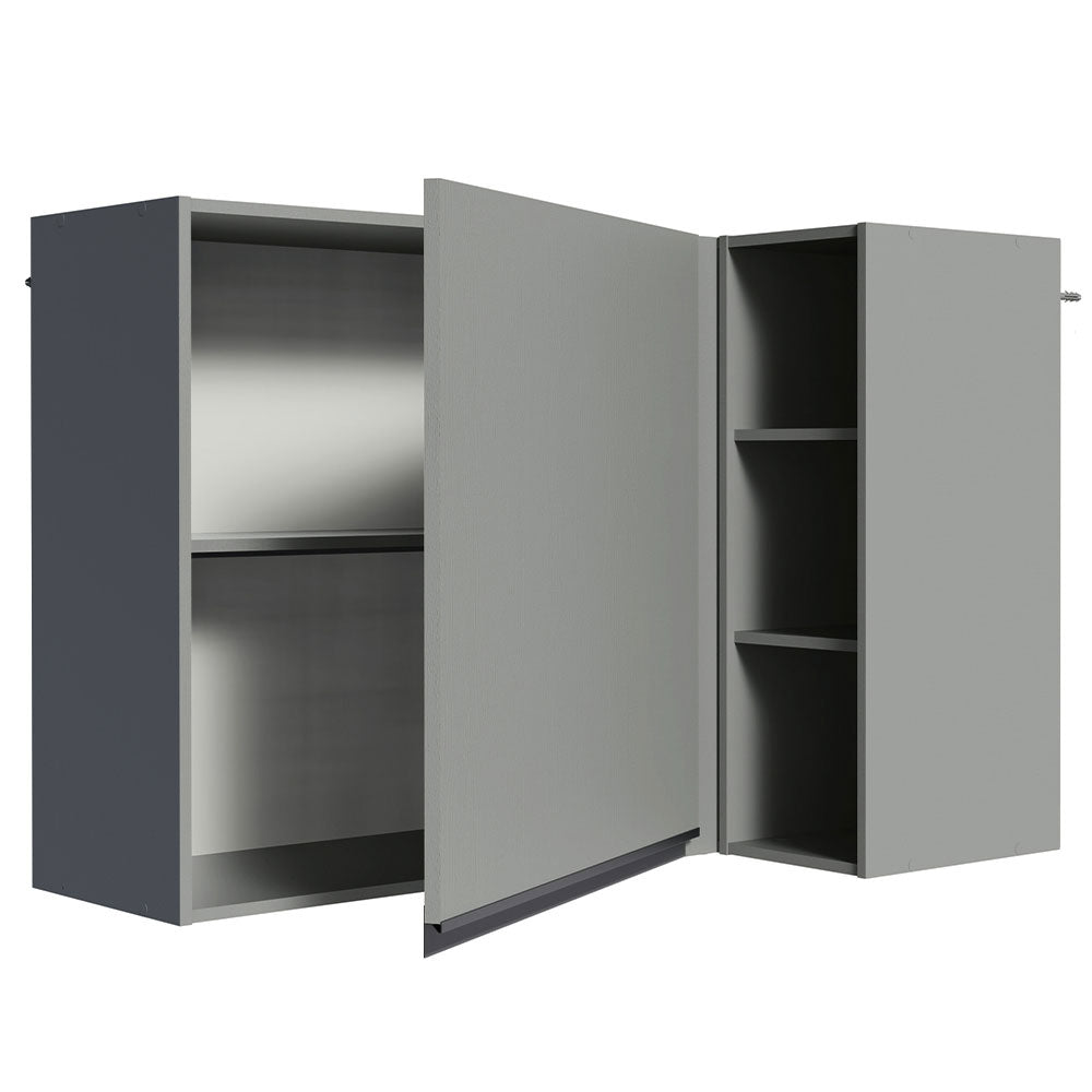 Alacena Esquinero 1 Puerta Nice Gris