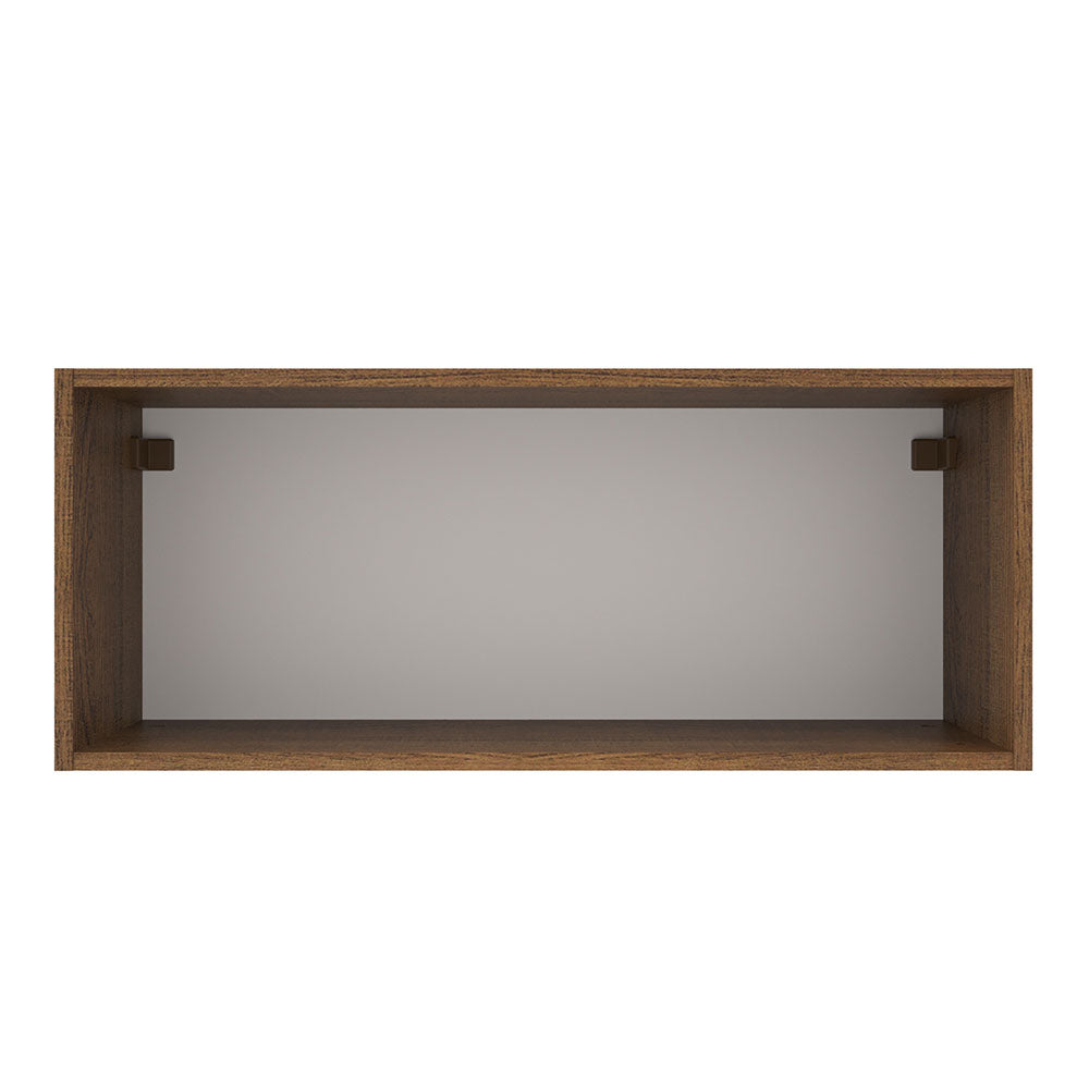 Alacena 80 cm 1 Puerta Rebatible Marrón/Crema Agata Madesa