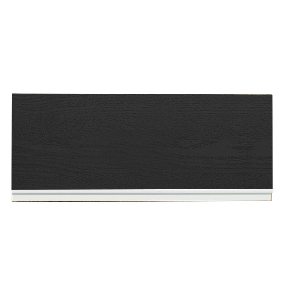 Alacena Gabinete Superior Cocina Madesa Glamy 80cm 1 Puerta Marrón/Negro