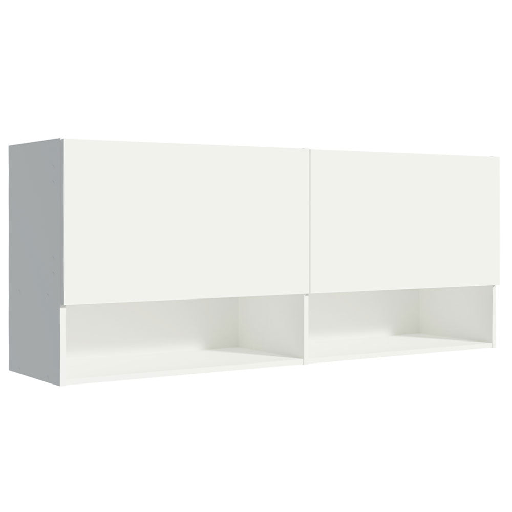 Alacena para Dormitorio con Nicho y Repisa 120 cm Blanco Madesa